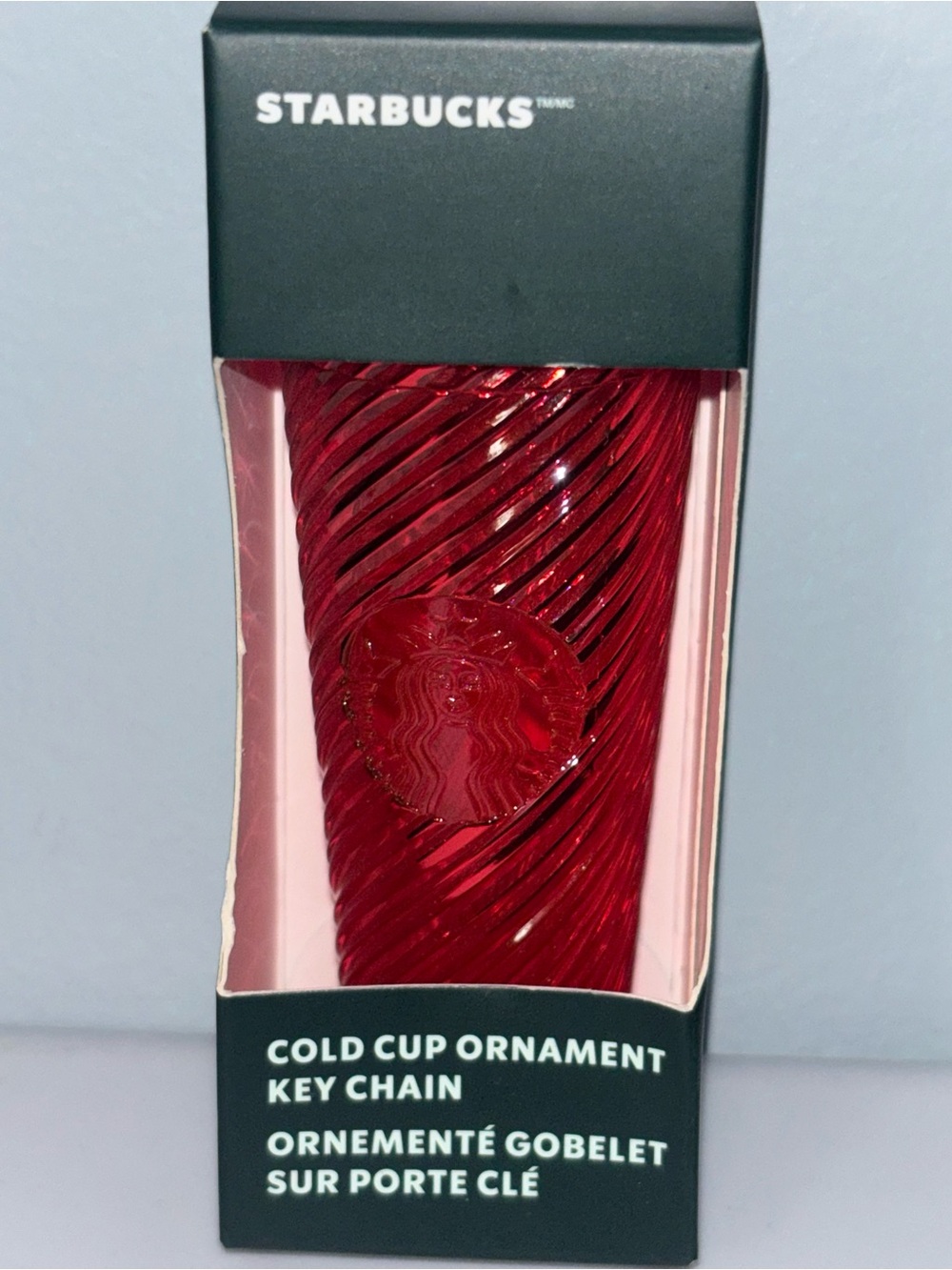 Starbucks Cold Cup Ornament Keychain